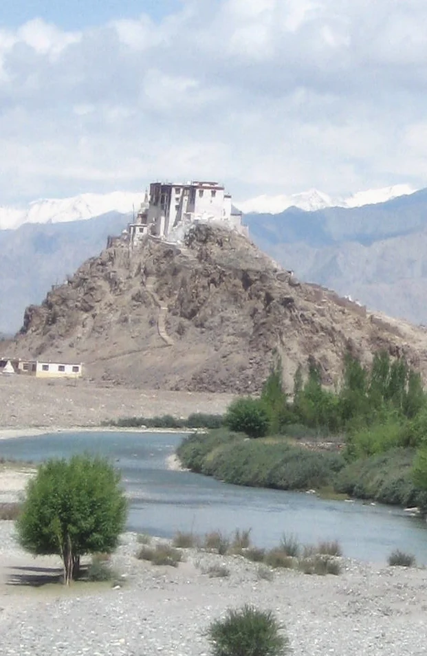 Stakna Monastery: The Tiger-nose Hill above the Indus